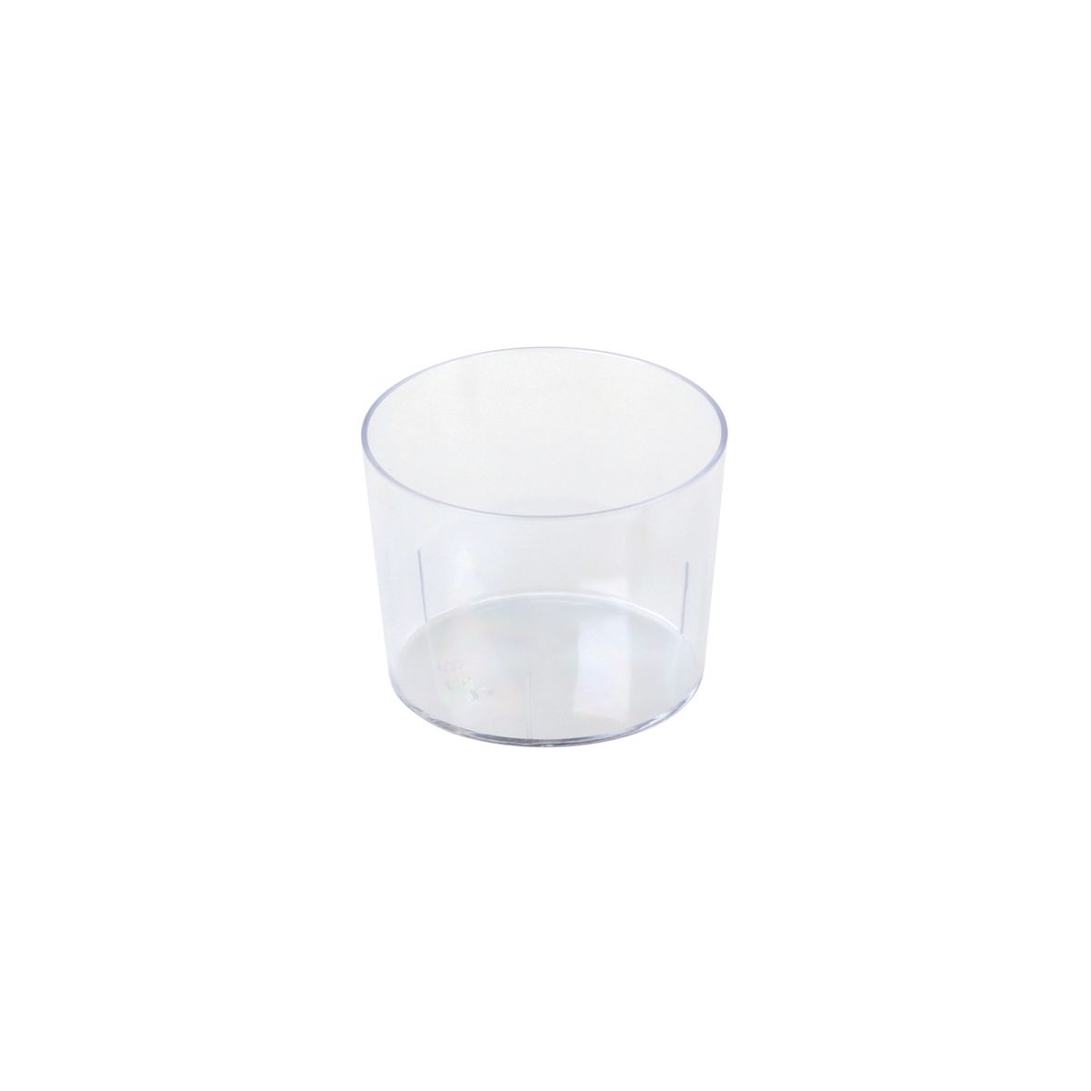 designline Becher Bodega PS transparent 200 ml, 7.6x5 cm (ØxH); transparent; 200 Stück / Pack