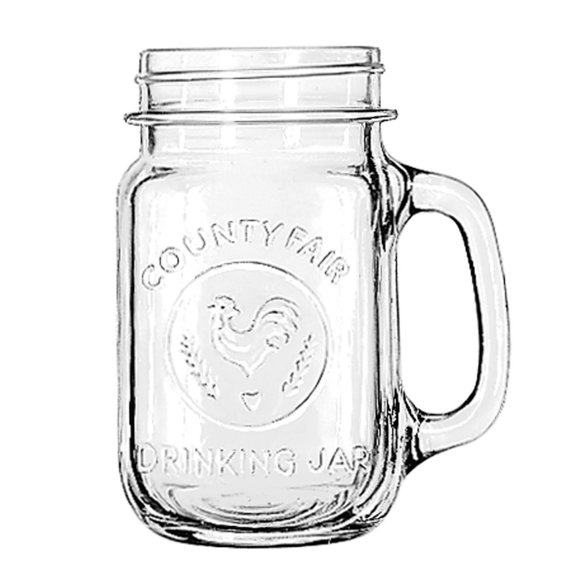 Libbey Trinkglas DRINKING JARS mit Bild 480 ml, 6.5x13.5 cm (ØxH); transparent; 12 Stück / Pack