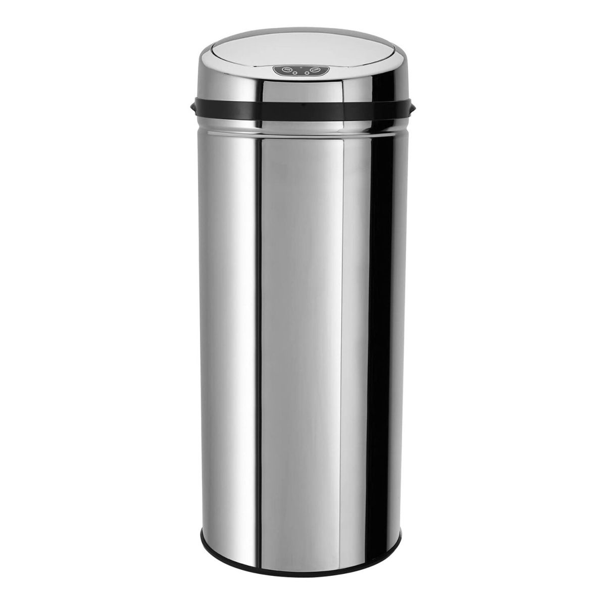 ECHTWERK Abfalleimer Infrarot 48 l, 30.5x78 cm (ØxH); silber; rund