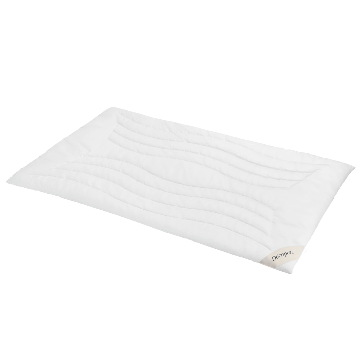 Decoper Faserdecke Hollofil Spring Decoper ®, Füllung: 100% Polyester, Bezug: 100% Baumwolle MEDIUM PLUS 155x220 cm (BxL); weiß