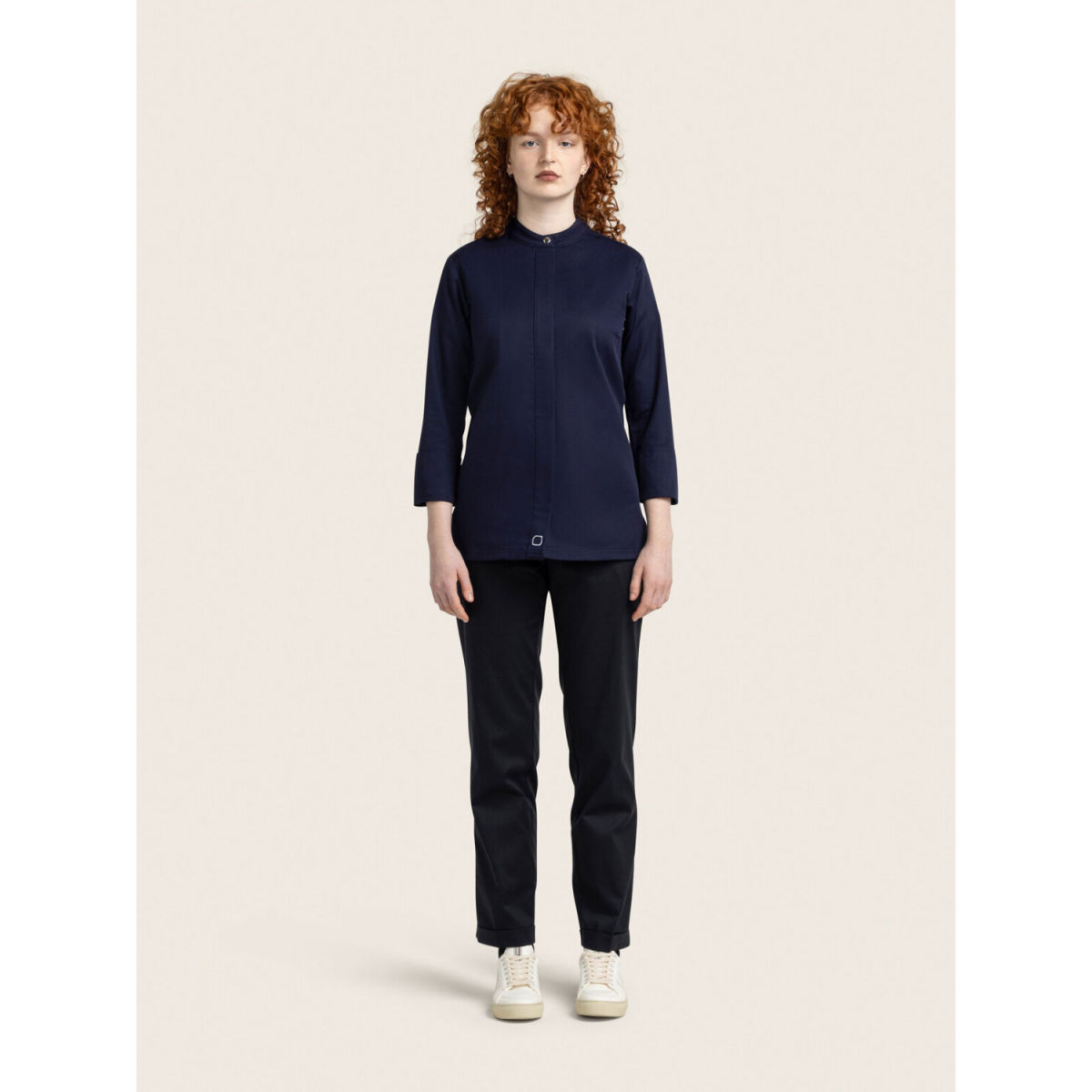 KAYA&KATO Kochjacke langarm ROHU Kleidergröße 2XL; navy