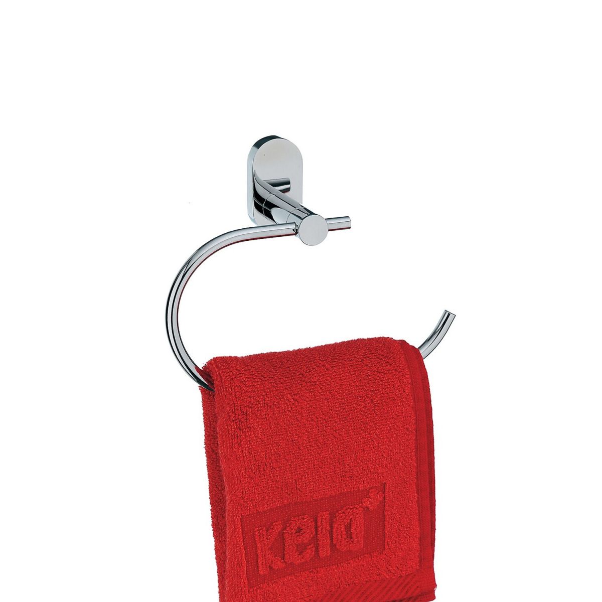 kela Handtuchring Lucido Edelstahl 18/10 silber glänzend 18.5x7.5x14.5 cm (LxBxH); silber