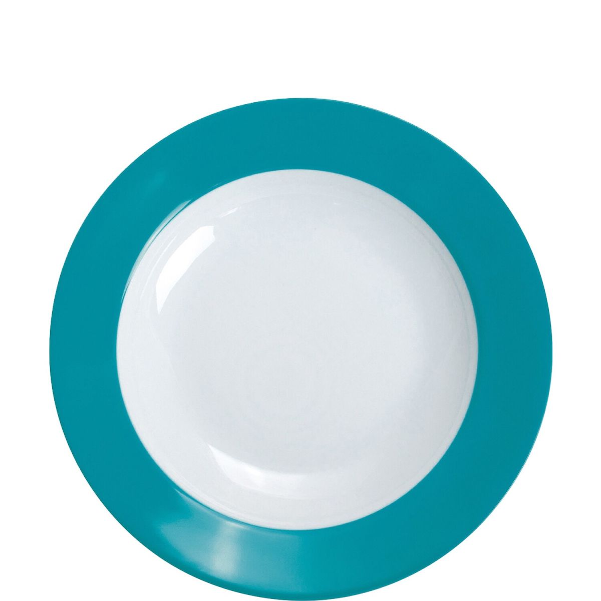 Kahla Suppenteller Pronto Colore 310 ml, 22.1x3.8 cm (ØxH); türkis; rund; 6 Stück / Pack