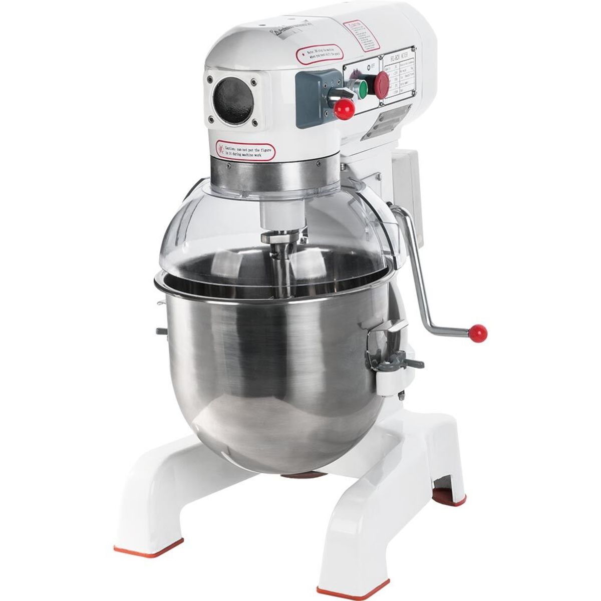 Stalgast Planetenmixer, 20 Liter, 113-400 U/min. 47x78.5 cm (BxH); weiß/silber