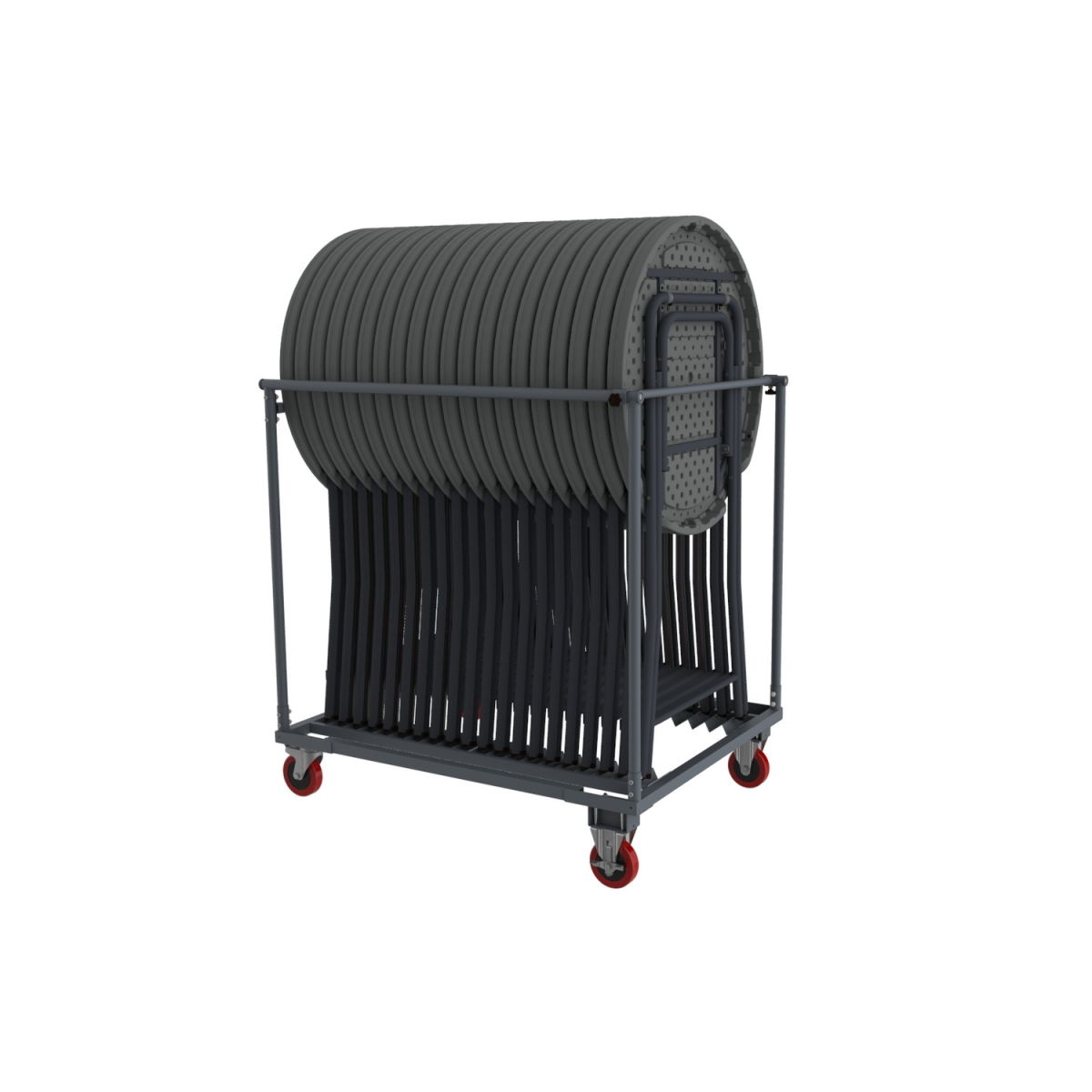 Zown ZOWN Trolley für Cocktailtische 126x89x122 cm (LxBxH); grau