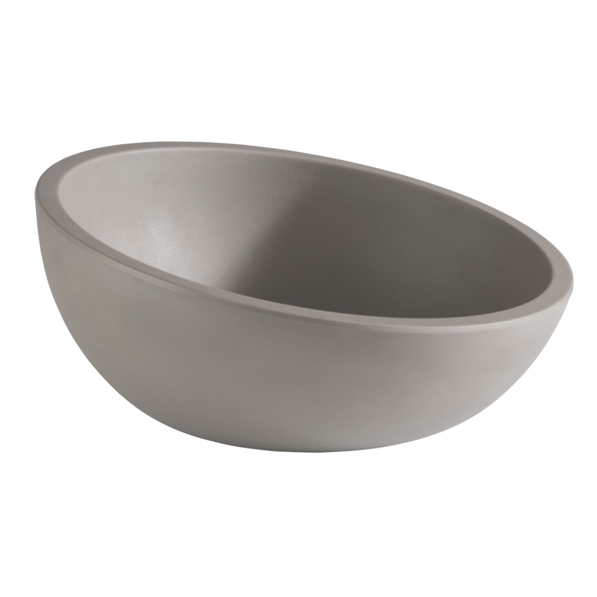 APS Schale ELEMENT LOOK, Melamin 700 ml, 21.5x21.5x21.5x9.5 cm (LxBxØxH); grau; rund
