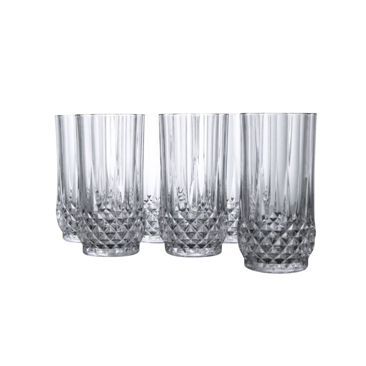 CreaTable LONGCHAMP ECLAT - 6 er Longdrinkbecher 36 cl 280 ml, 6.5x13 cm (ØxH); transparent; 6 Stück / Pack