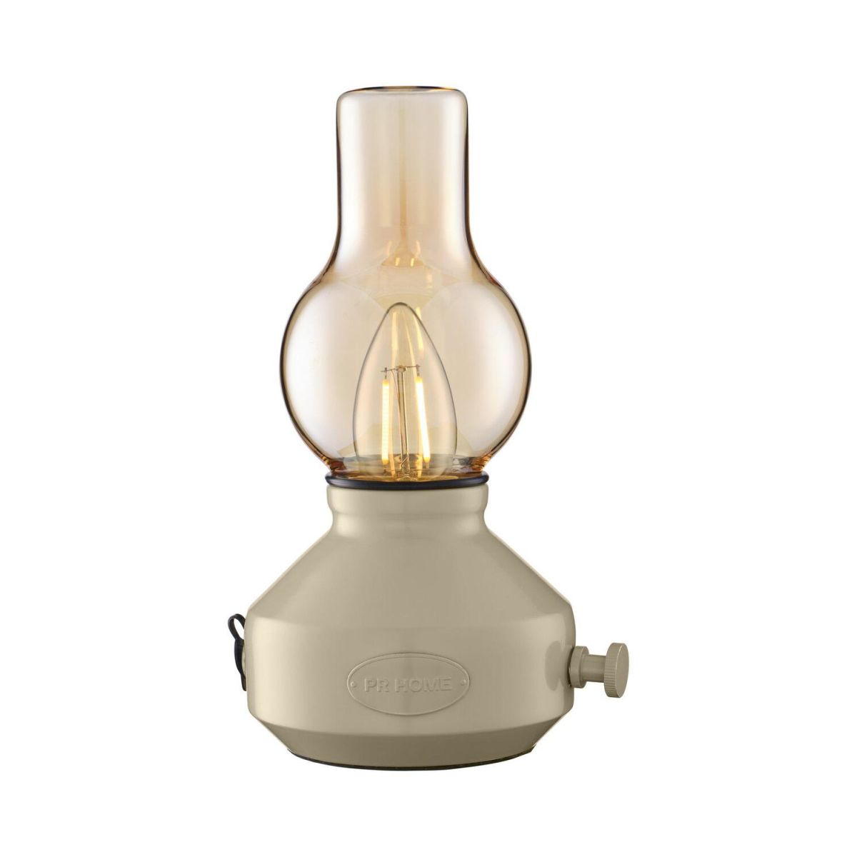 Lampada da tavolo Glimt PR Home; 21x13x21 cm (LxLxH); beige