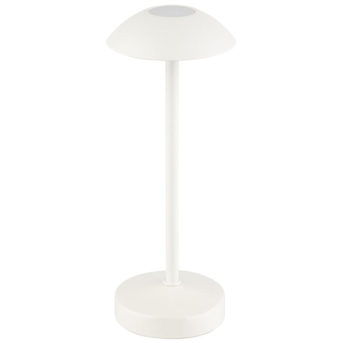 APS Akkutischleuchte ALVA; 7.5x20.5 cm (ØxH); weiß
