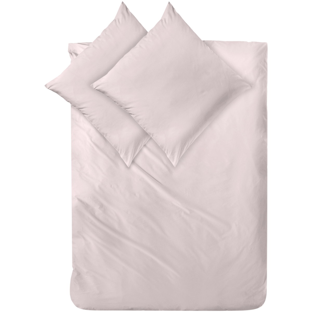 Decoper Decoper ® Mako-Satin Bettwäsche-Set aus 100% Baumwolle 200x200 cm (BxL), 80x80 cm (LxB); rosa