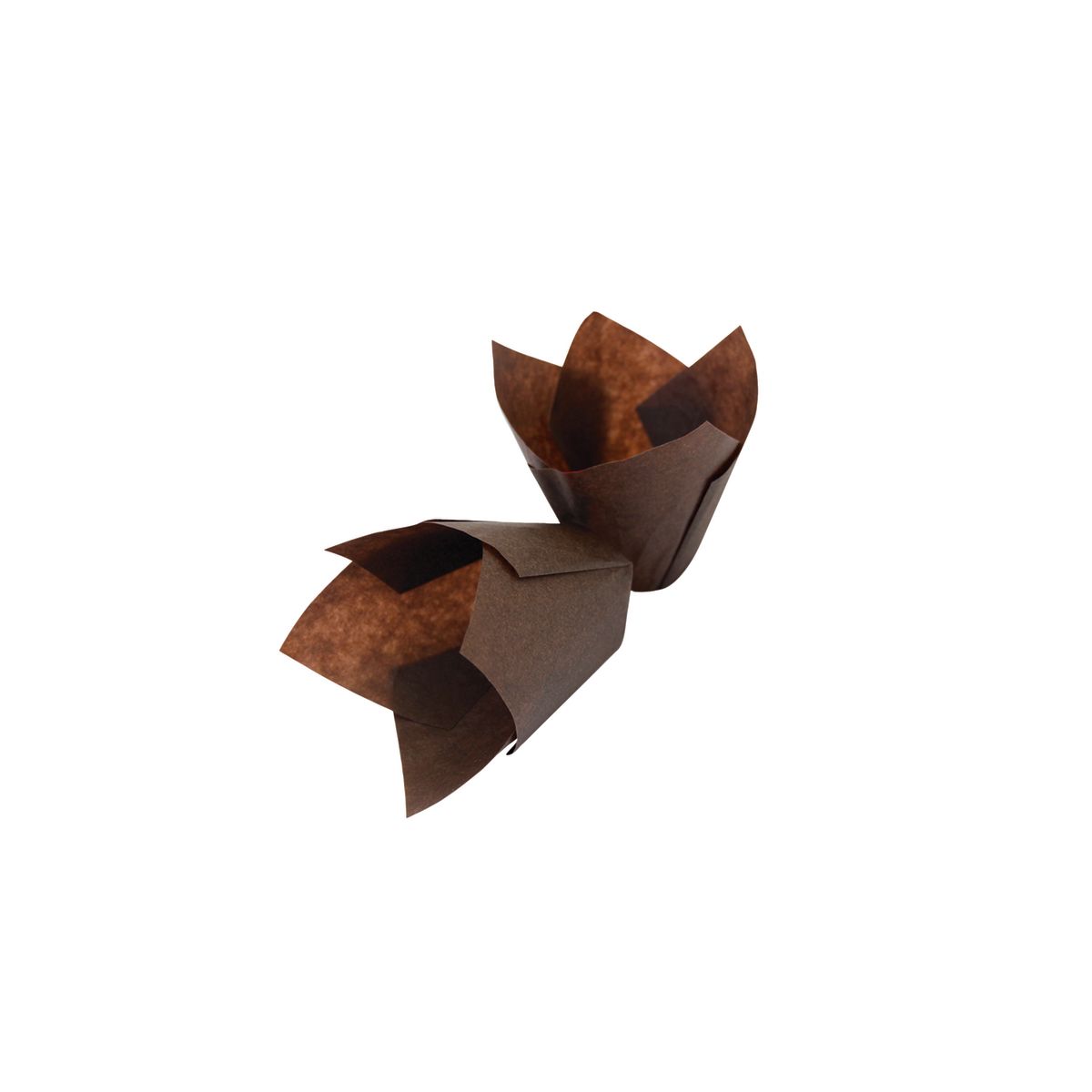 Schneider Muffinform 5x5x5x9.5 cm (LxBxØxH); braun; 1000 Stück / Pack