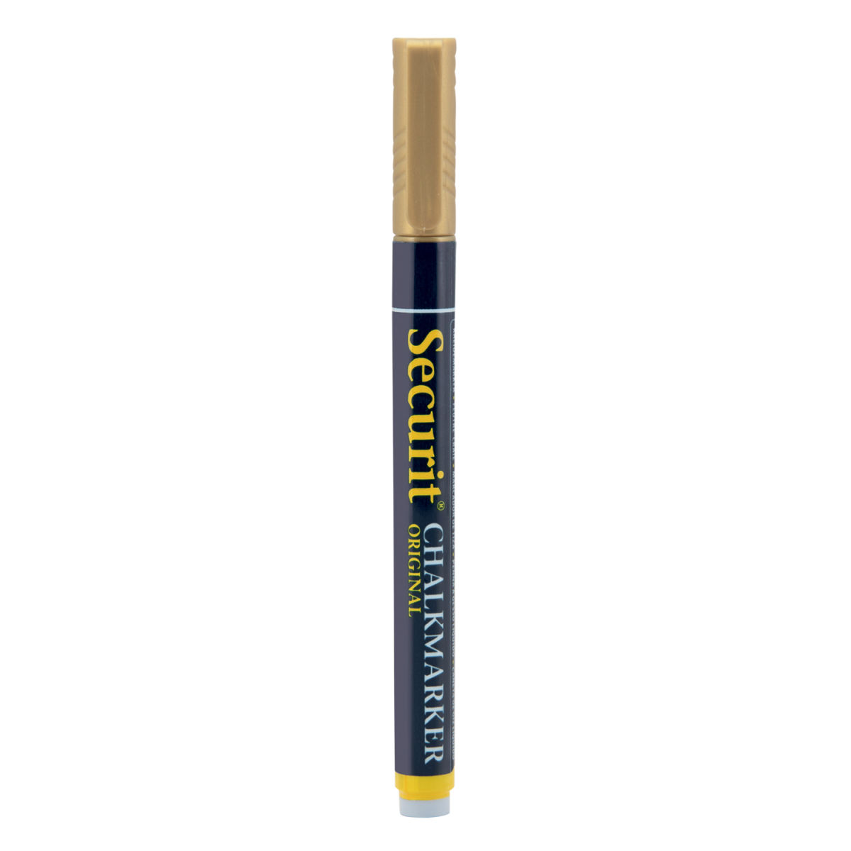 Pennarello a gesso liquido Punta a proiettile 1-2mm Securit; 1.5 cm (L), lunghezza carattere 15 mm; oro