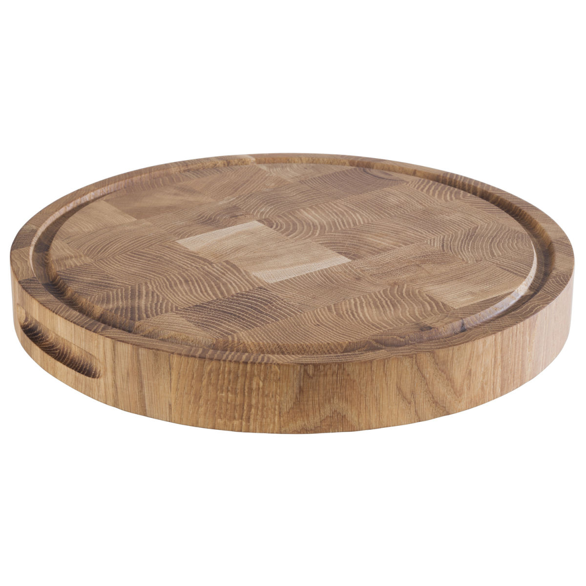 APS Buffetbrett PROFI, Eichenholz; 33x33x33x4.5 cm (LxBxØxH); braun; rund