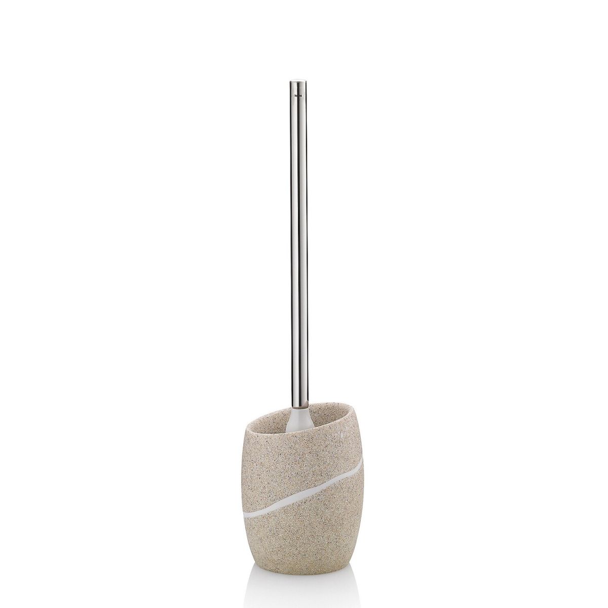 kela Wc-Garnitur Talus Polyresin 11x11x11x45 cm (LxBxØxH); beige
