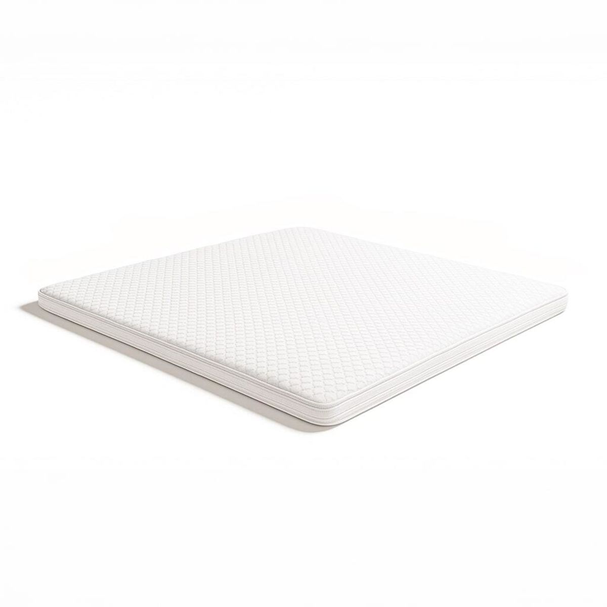 The White Stone Topper Giordy Doppel, Memory Foam 90x200 cm (BxL); weiß