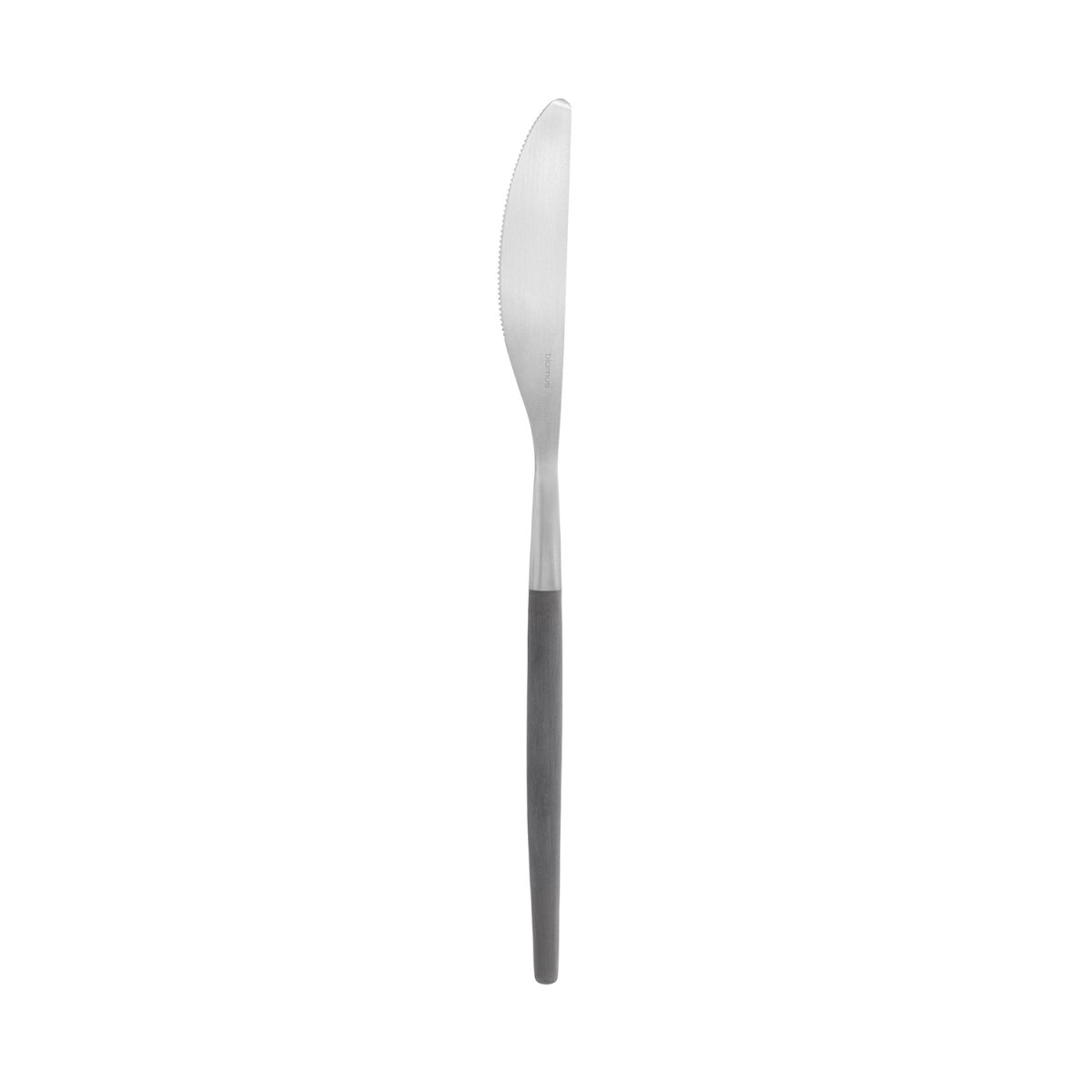 blomus Menümesser -MAXIME- 22 cm (L); silber, Griff dunkelgrau
