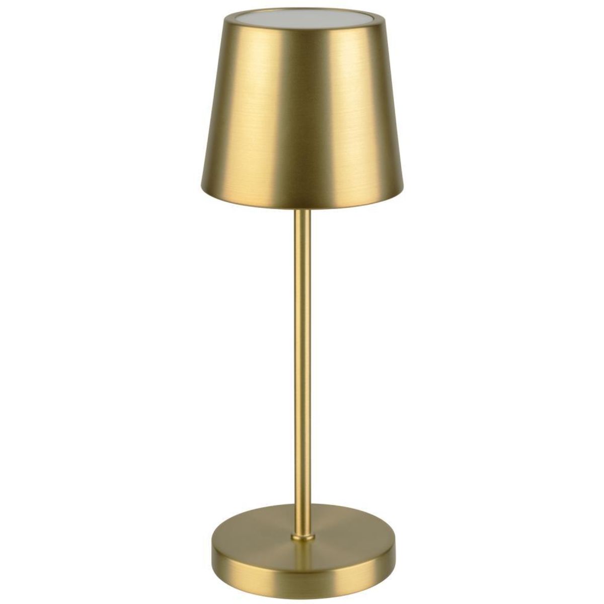 APS Tischleuchte -MERLE MINI-, kabellos; 9x9x25 cm (LxBxH); gold