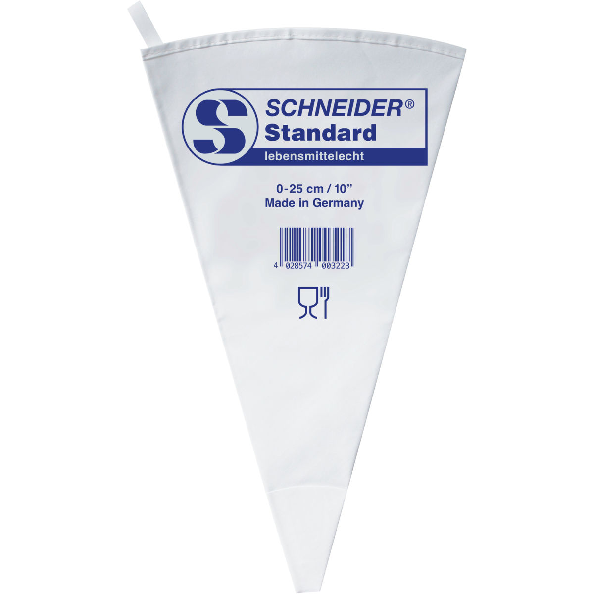 Schneider Spritzbeutel 25 cm (L); weiß