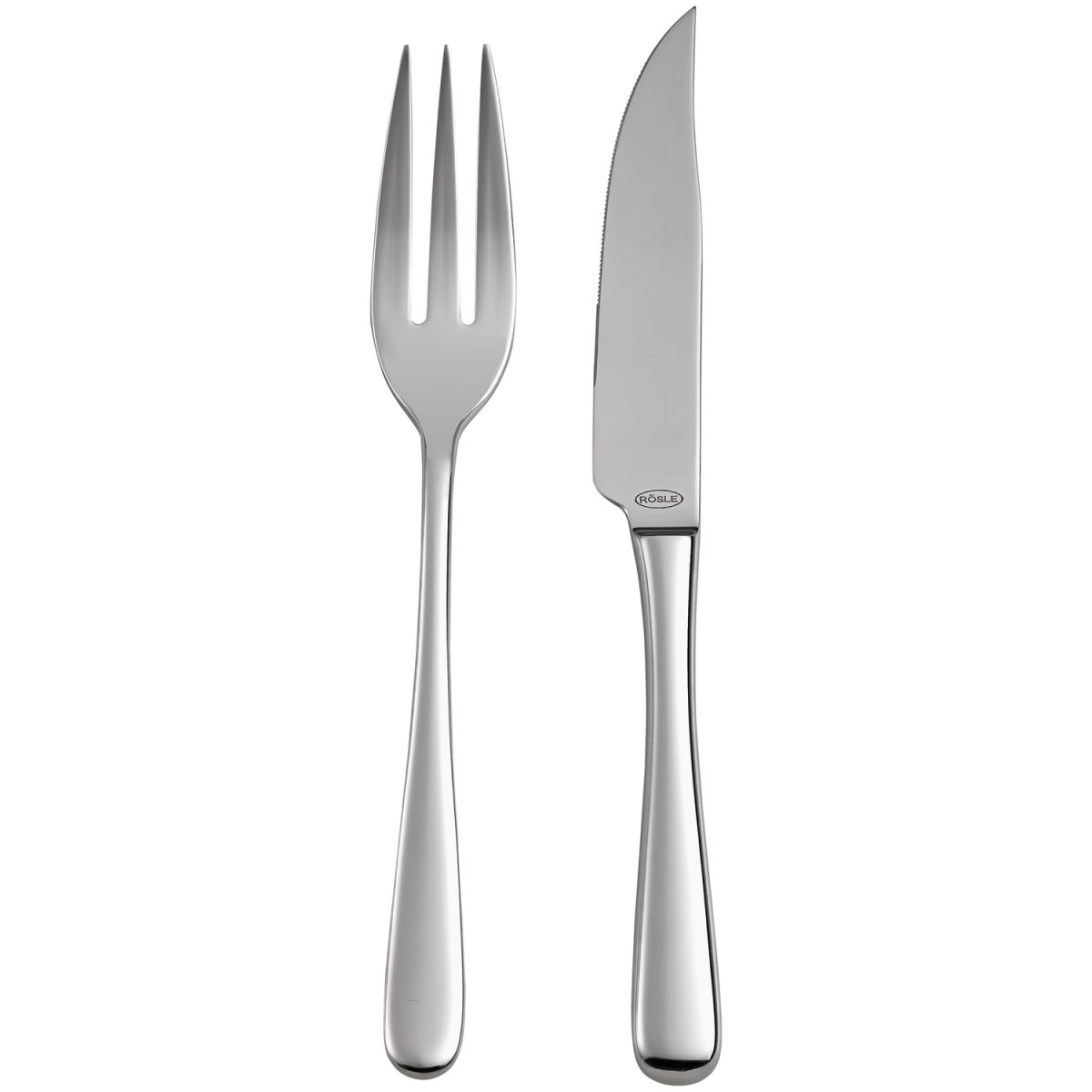 RÖSLE Steak-Besteck PASSION 12-tlg. silber