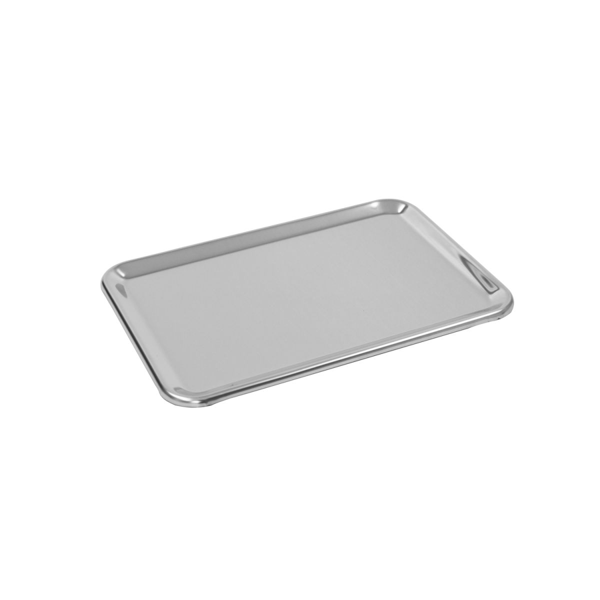 Vassoio di servizio in acciaio inox Schneider; 34x24x1.2 cm (LxLxH); acciaio inox; rettangolare