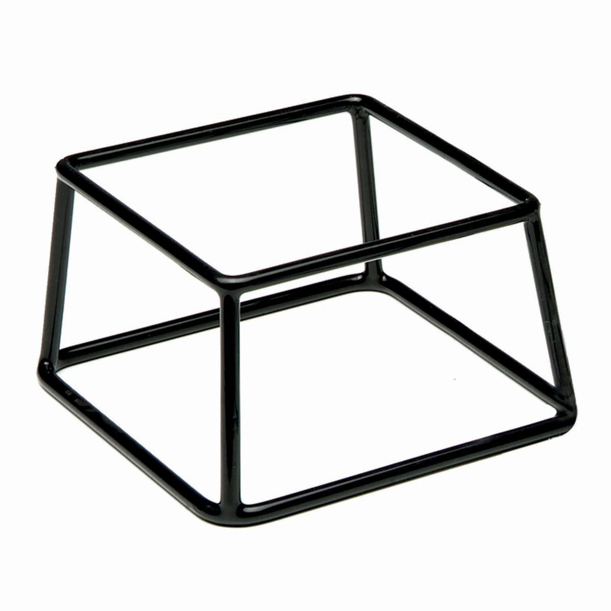 APS Buffetständer MULTI, Metall, eckig 18x18x10 cm (LxBxH); schwarz; quadratisch
