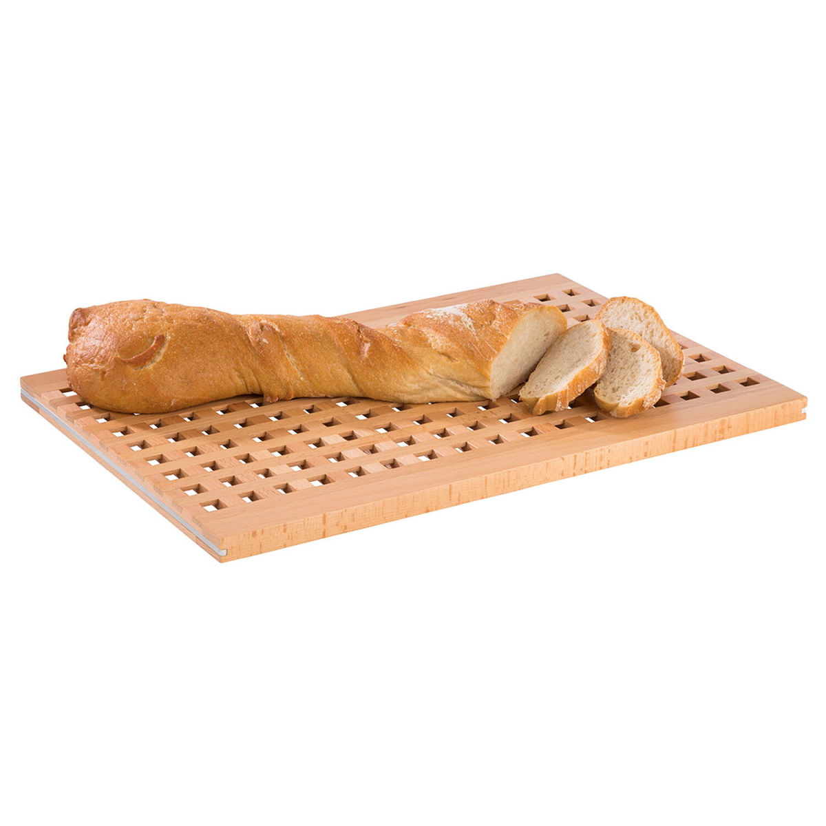 APS Brotschneidebrett BROTSTATION, Buchenholz; 52x34x2 cm (LxBxH); natur