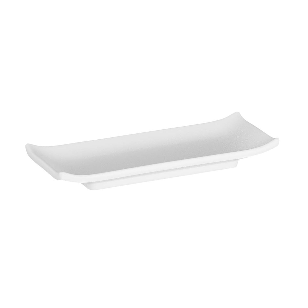 APS Tablett / Sushiboard ZEN, Melamin 22.5x9.5x3 cm (LxBxH); weiß; rechteckig