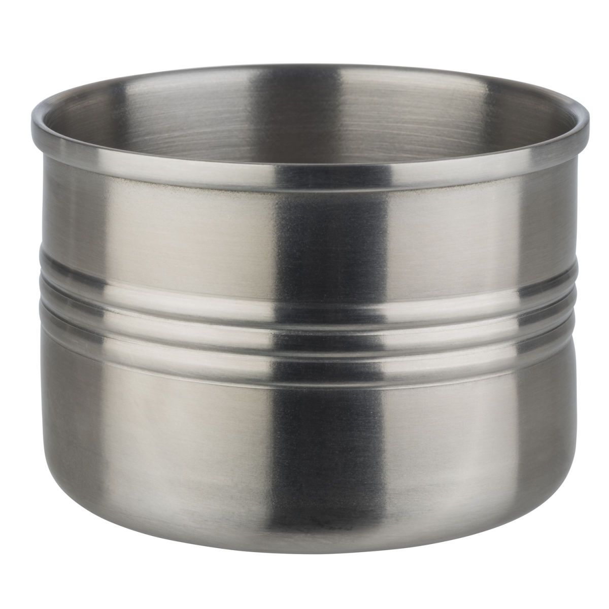 APS Schale SNACKCAN, Edelstahl mattiert 170 ml, 7.5x7.5x7.5x5.5 cm (LxBxØxH); edelstahl; rund