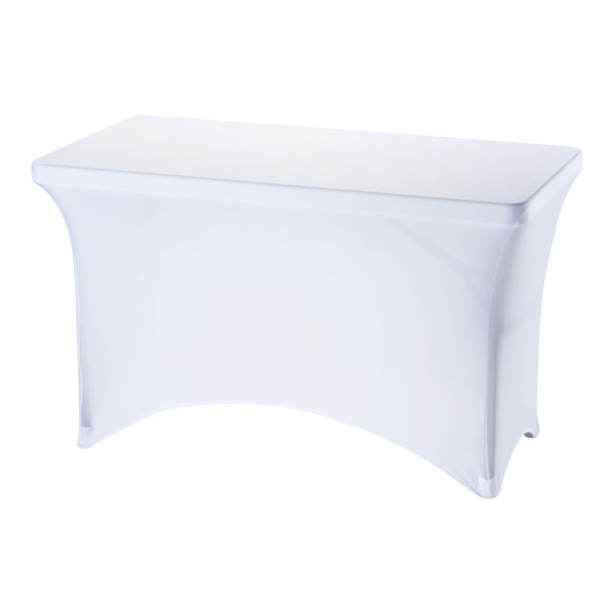Stalgast Stretchhusse für Buffettische mit ca. 1220x610x740 mm (BxTxH mm) 122x74 cm (BxH); weiß