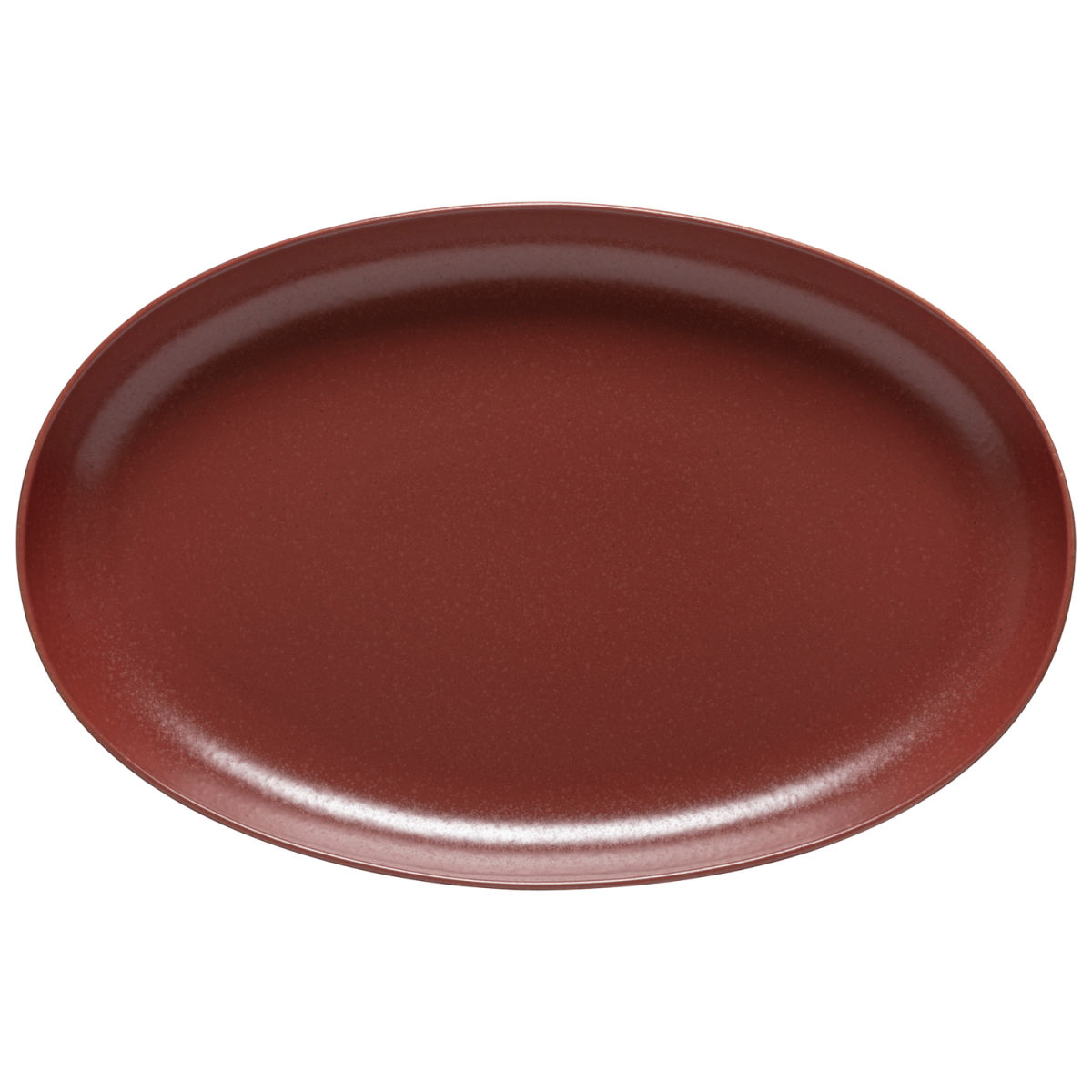 Costa Nova Ovaler Teller Pacifica 40.8x26.3x4.5 cm (LxBxH); rot; oval; 4 Stück / Pack