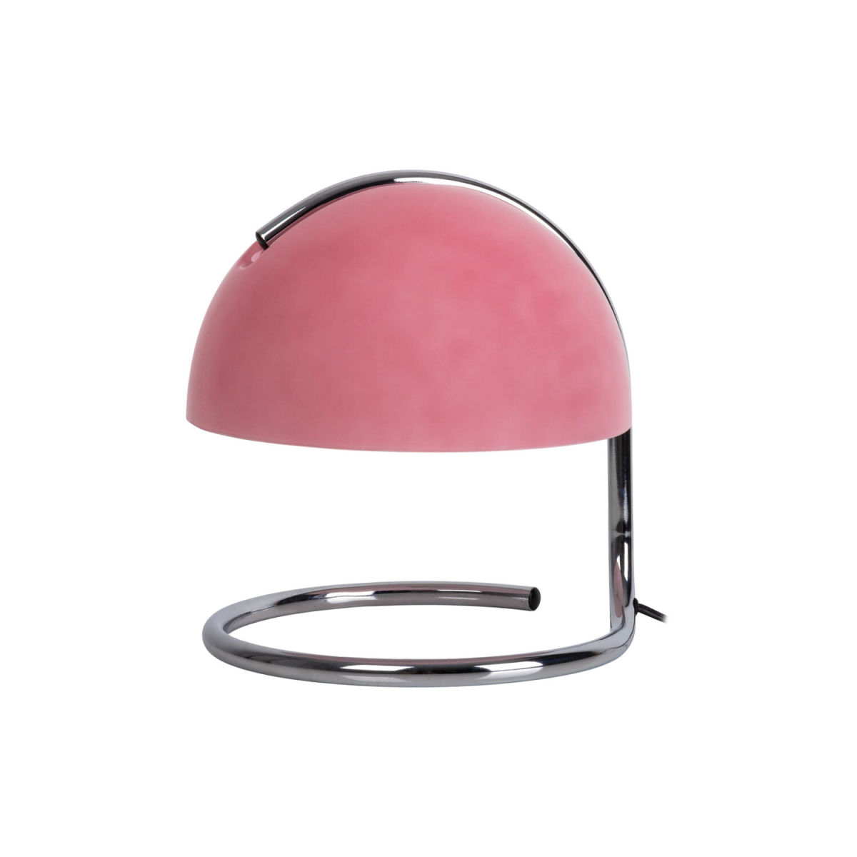 NÄVE Leuchten Tischleuchte BURANO 23.5x23.5x23.5x25 cm (LxBxØxH); pink; Gestell chrom