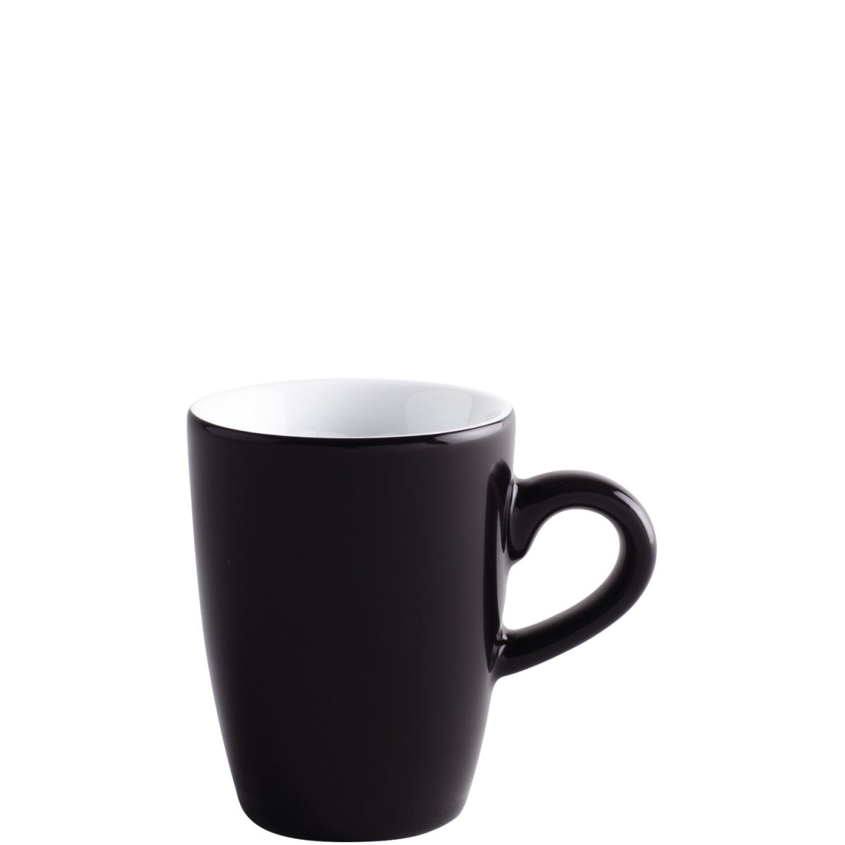Kahla Espresso-Obertasse Pronto Colore hoch 80 ml, 5.5x7 cm (ØxH); schwarz; rund; 6 Stück / Pack