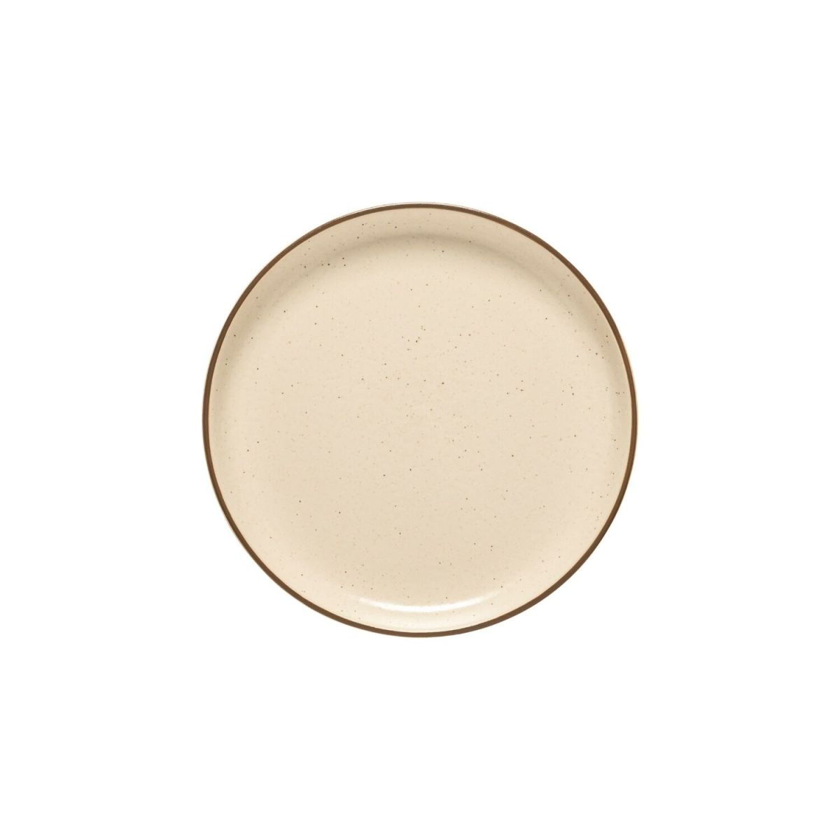 Costa Nova Runder Teller Pacifica 22.4x22.4x2.5 cm (LxØxH); beige; rund; 12 Stück / Pack