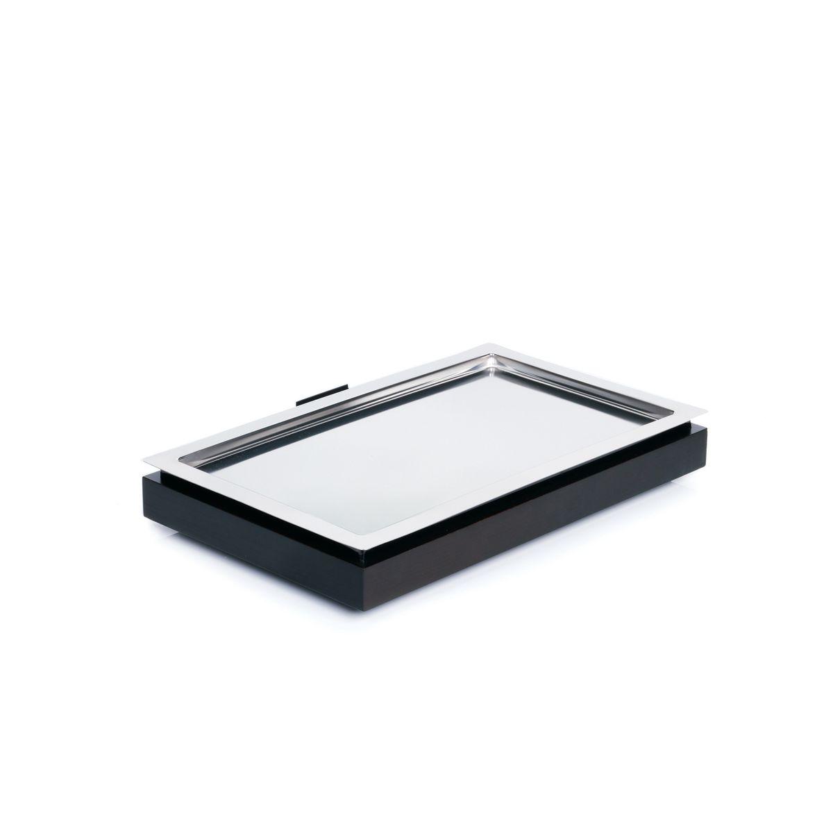 APS Kühltablett FRAMES, inkl. Kühlakku GN 1/1, 53x32.5x8.5x32.5 cm (LxBxHxT); silber/schwarz; rechteckig