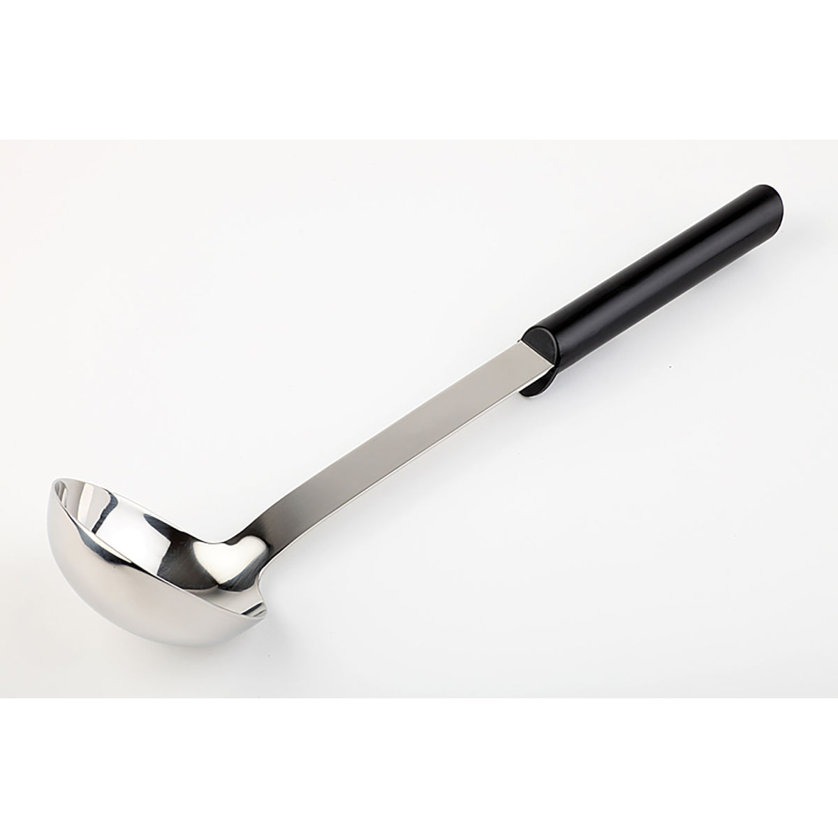APS Schöpflöffel STOP TOOLS, Edelstahl/Kunststoff 0.08 l, 9x35x9x9 cm (ØxLxBxH); schwarz/silber; rund