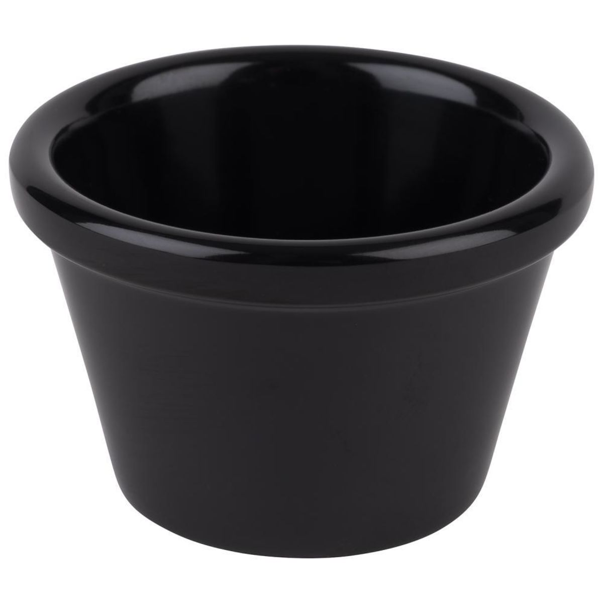 APS Dipschälchen CASUAL, Melamin 40 ml, 6x3.7 cm (ØxH); schwarz; rund