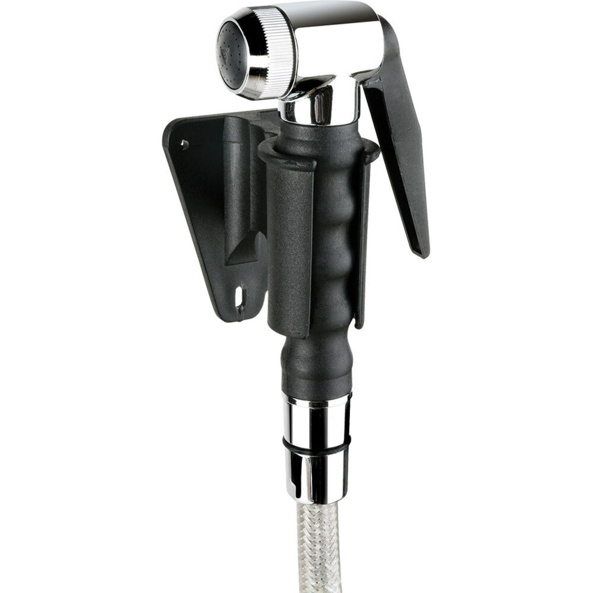 Tubo flessibile spray, attacco da 1/2 Stalgast; 200 cm (L); argento/nero