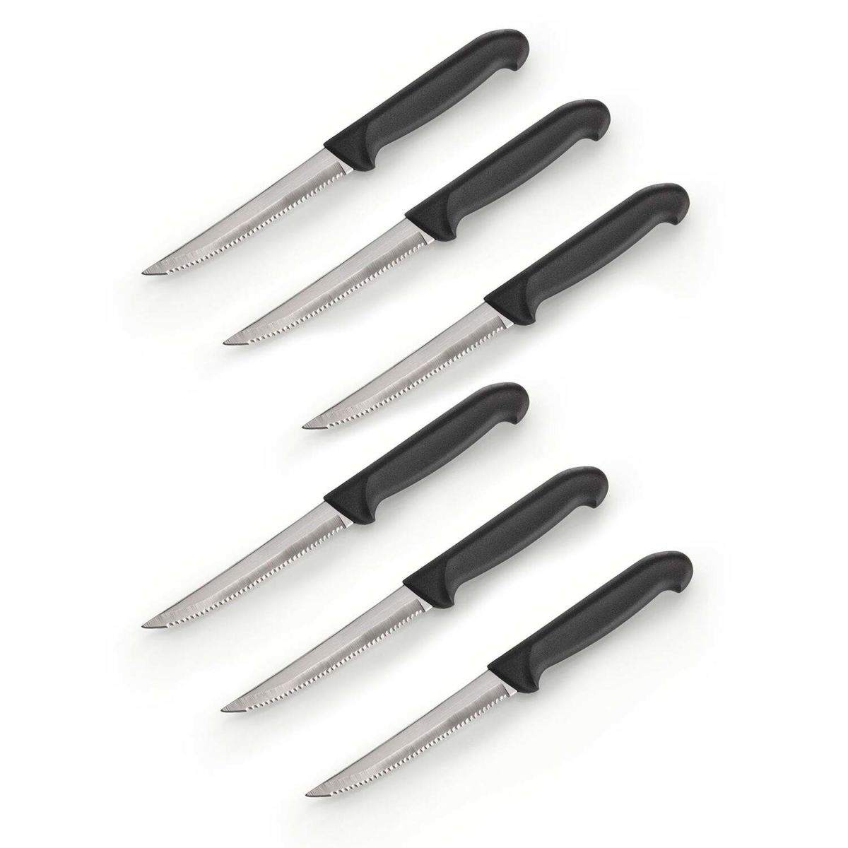 Buddy’s Bar Universalmesser, 6er Set; 2.5 cm (L); schwarz/silber; 6 Stück / Pack