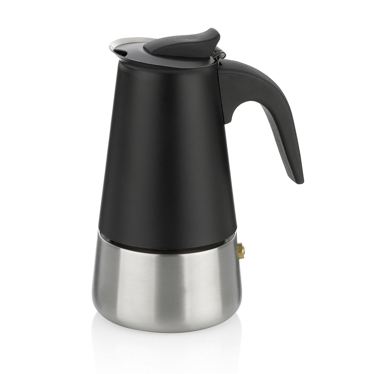 kela Espressobereiter Ferrara Edelstahl 17 cm (H); schwarz