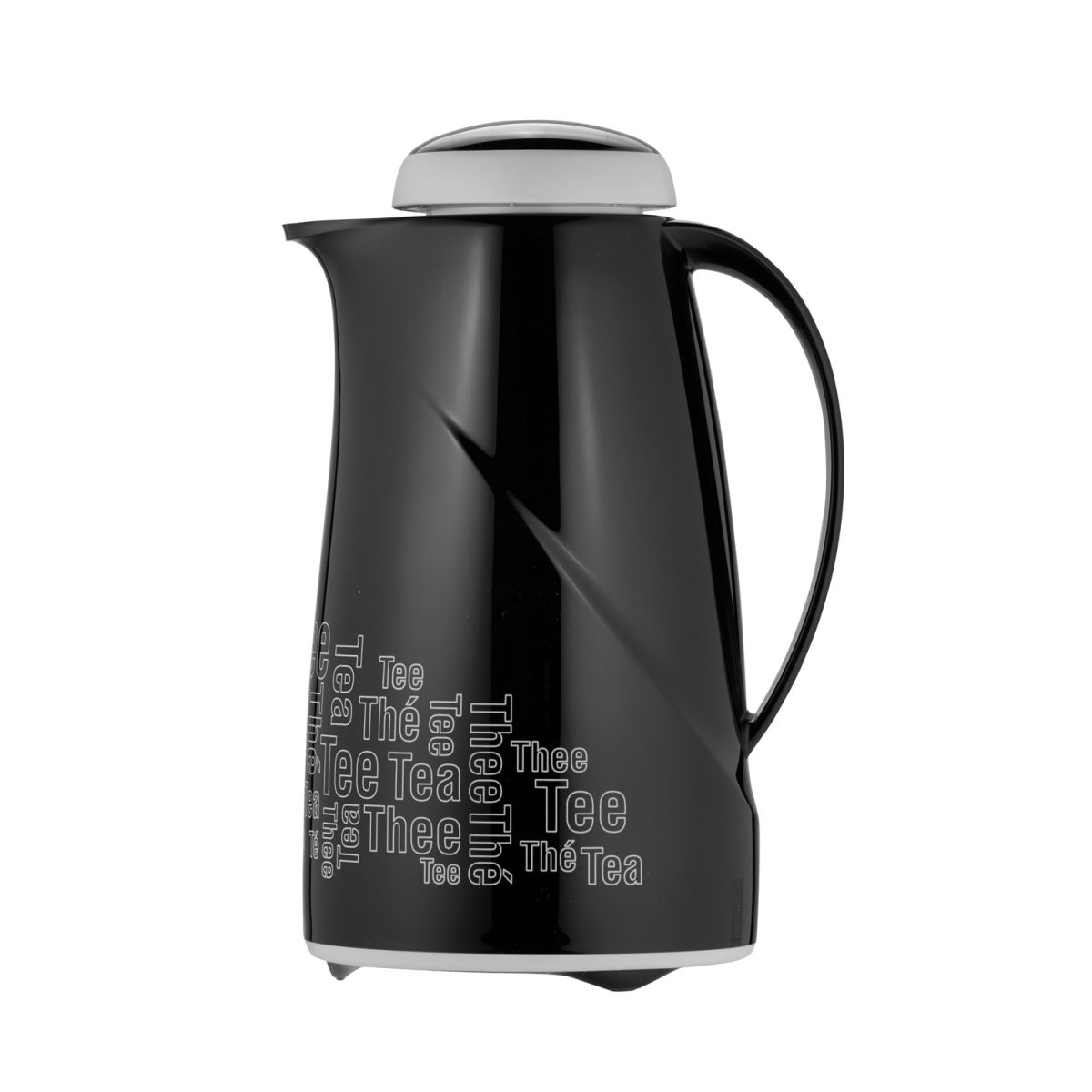 helios Isolierkanne 1,0 l Tea Time 1 l, 13.6x25.1 cm (ØxH); schwarz