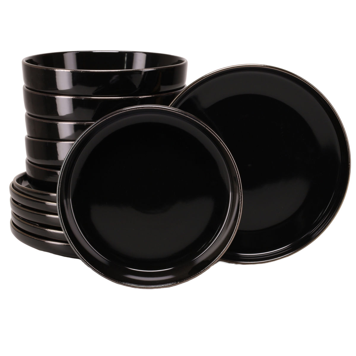 Nordic Festive - Servizio da tavola 12 pezzi CreaTable; nero