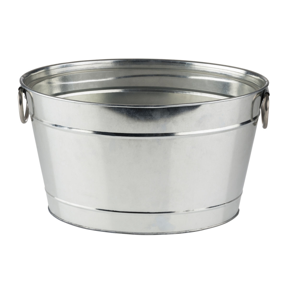 APS Getränkewanne TIN, Metall verzinkt, mit Kunststoffeinsatz (PVC); 11000 ml, 40x28x22 cm (LxBxH); edelstahl
