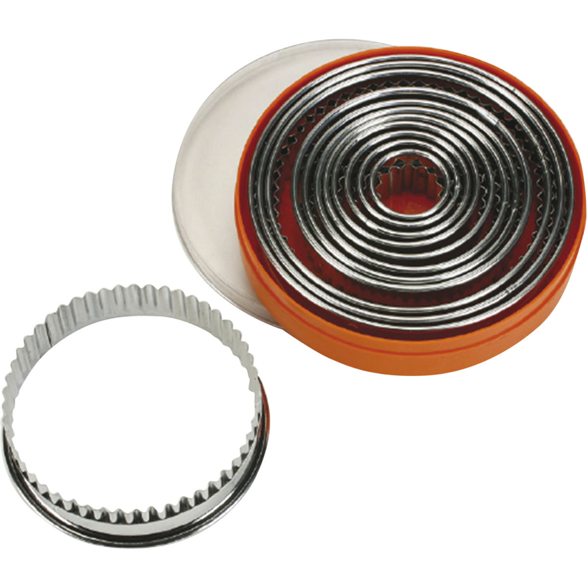 Set stampi per biscotti frastagliati, 9 pezzi. Schneider; 3x11 cm (HxØ); acciaio inox; 9 pz. / set