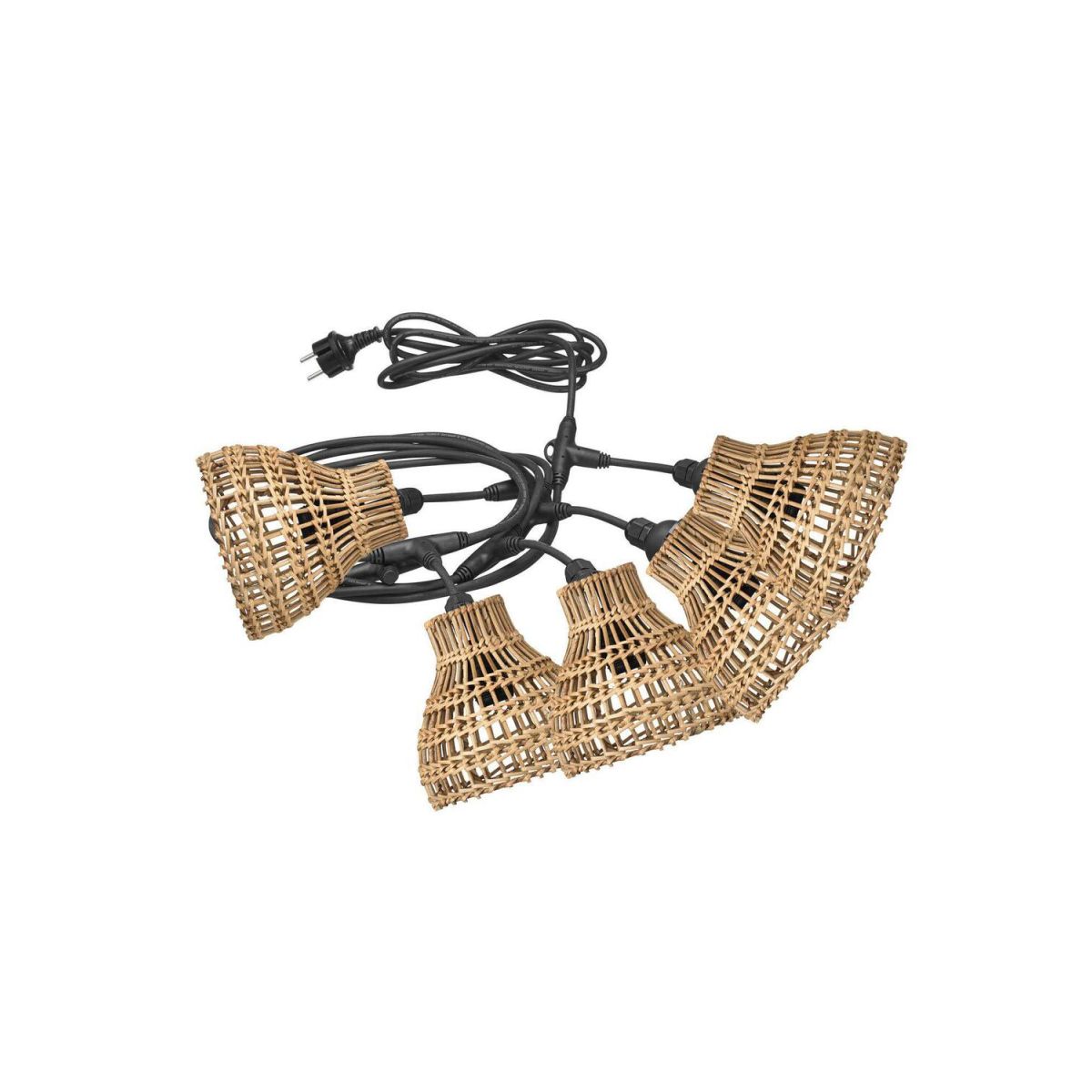 Catena luminosa da esterno Sarah PR Home; 26x18x26 cm (LxLxH); nero