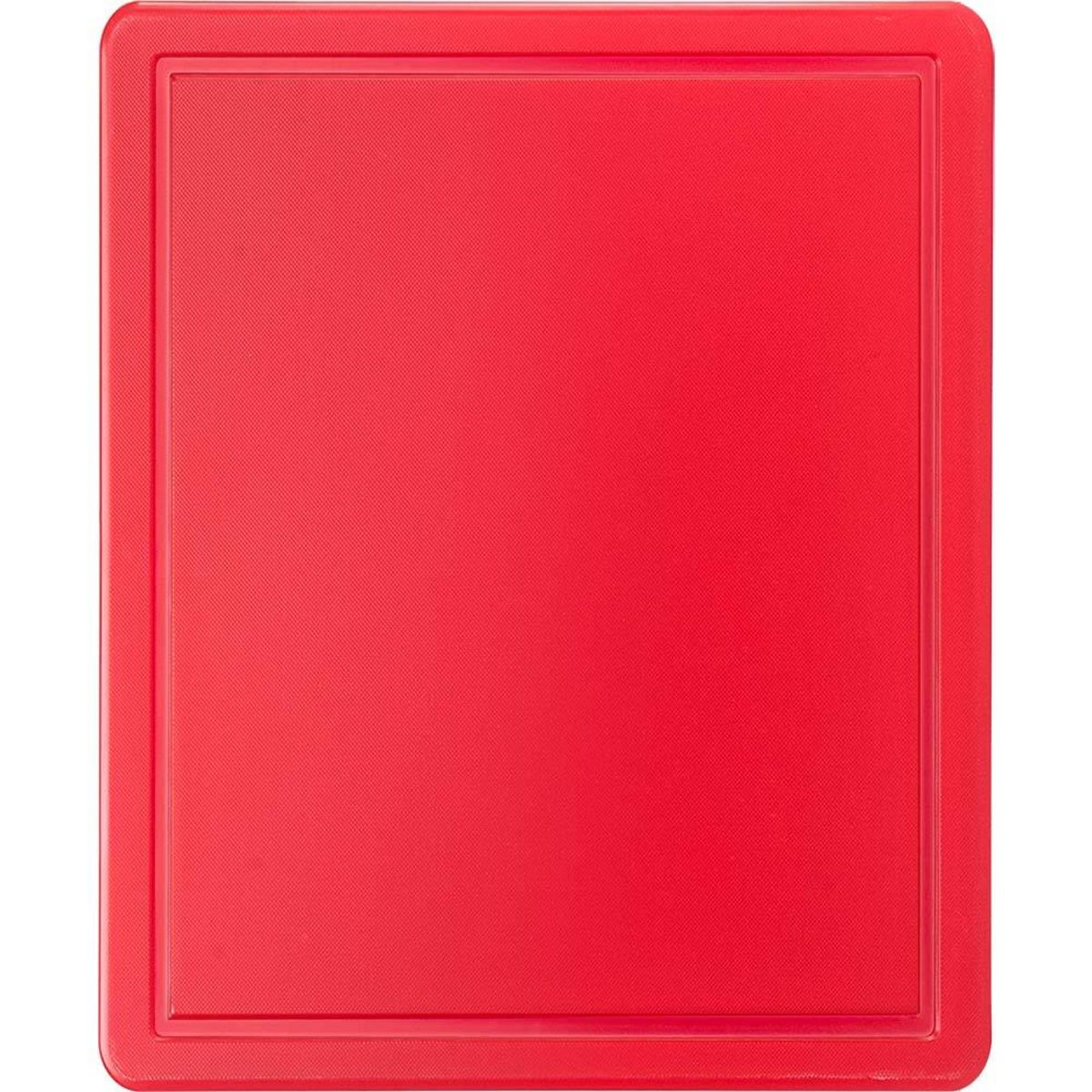 Stalgast Schneidbrett, HACCP, Farbe rot, GN1/2, Stärke 12 mm 26.5x32.5x1.2 cm (LxBxH); rot