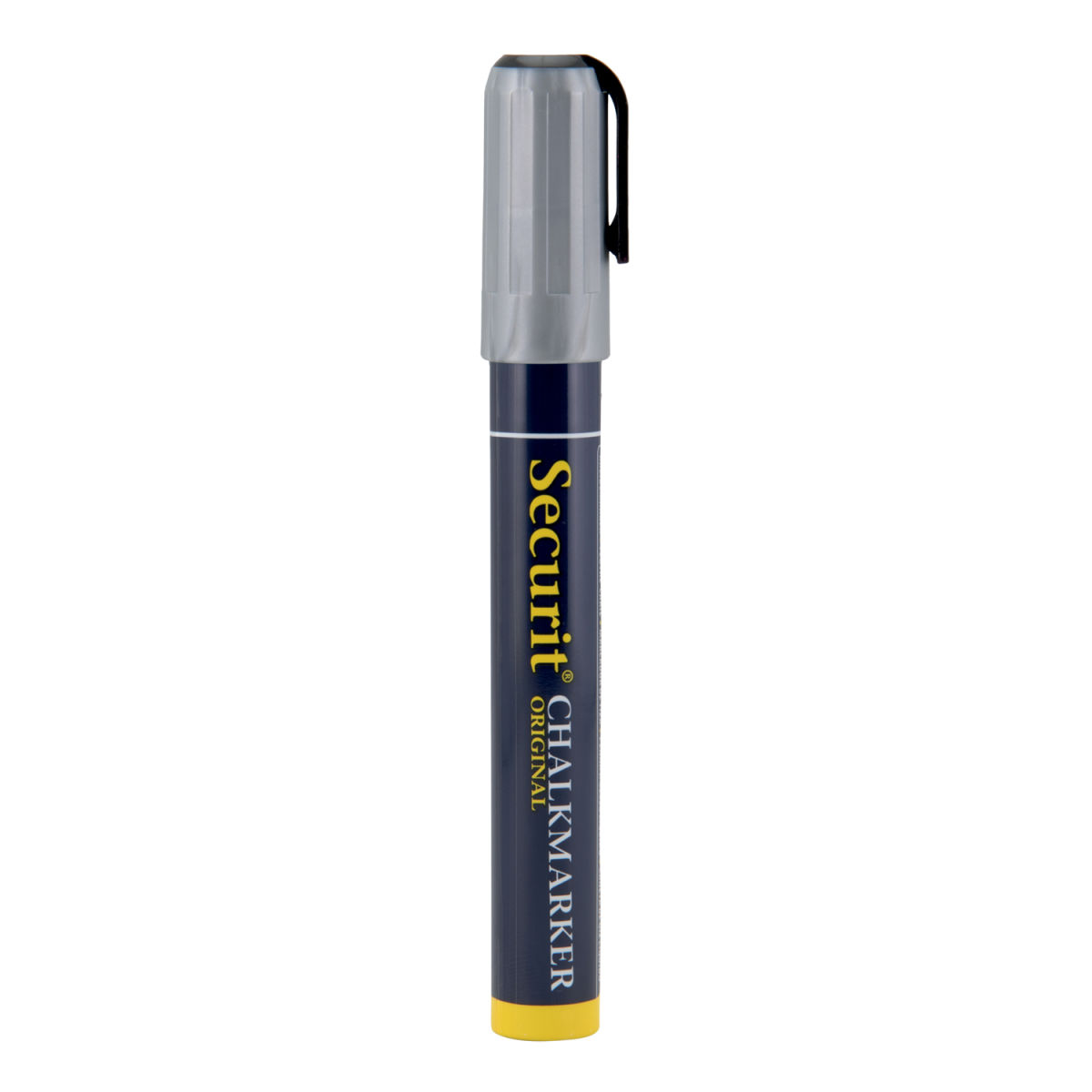 Pennarello a gesso liquido Punta obliqua 2-6 mm Securit; 2 cm (L), lunghezza carattere 20 mm; argento