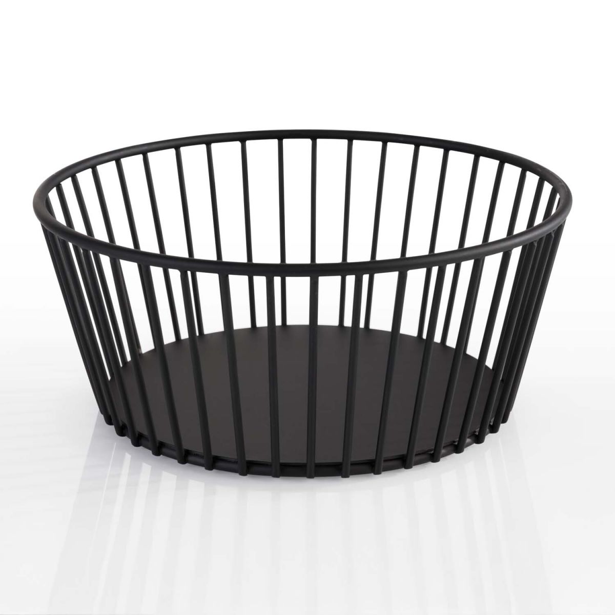APS Korb URBAN, Metall, rund; 20x20x20x8 cm (LxBxØxH); schwarz; rund