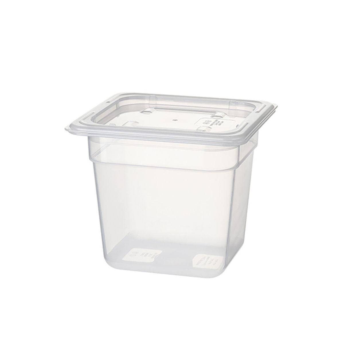 Stalgast Gastronormbehälter Protect, GN 1/6, Polypropylen GN 1/6, 0.002 l, 17.6x16.2 cm (BxT); transparent