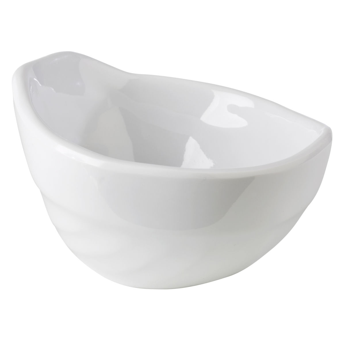 APS Schale MINI, Melamin 50 ml, 7.5x7x4.5 cm (LxBxH); weiß; oval; 24 Stück / Pack