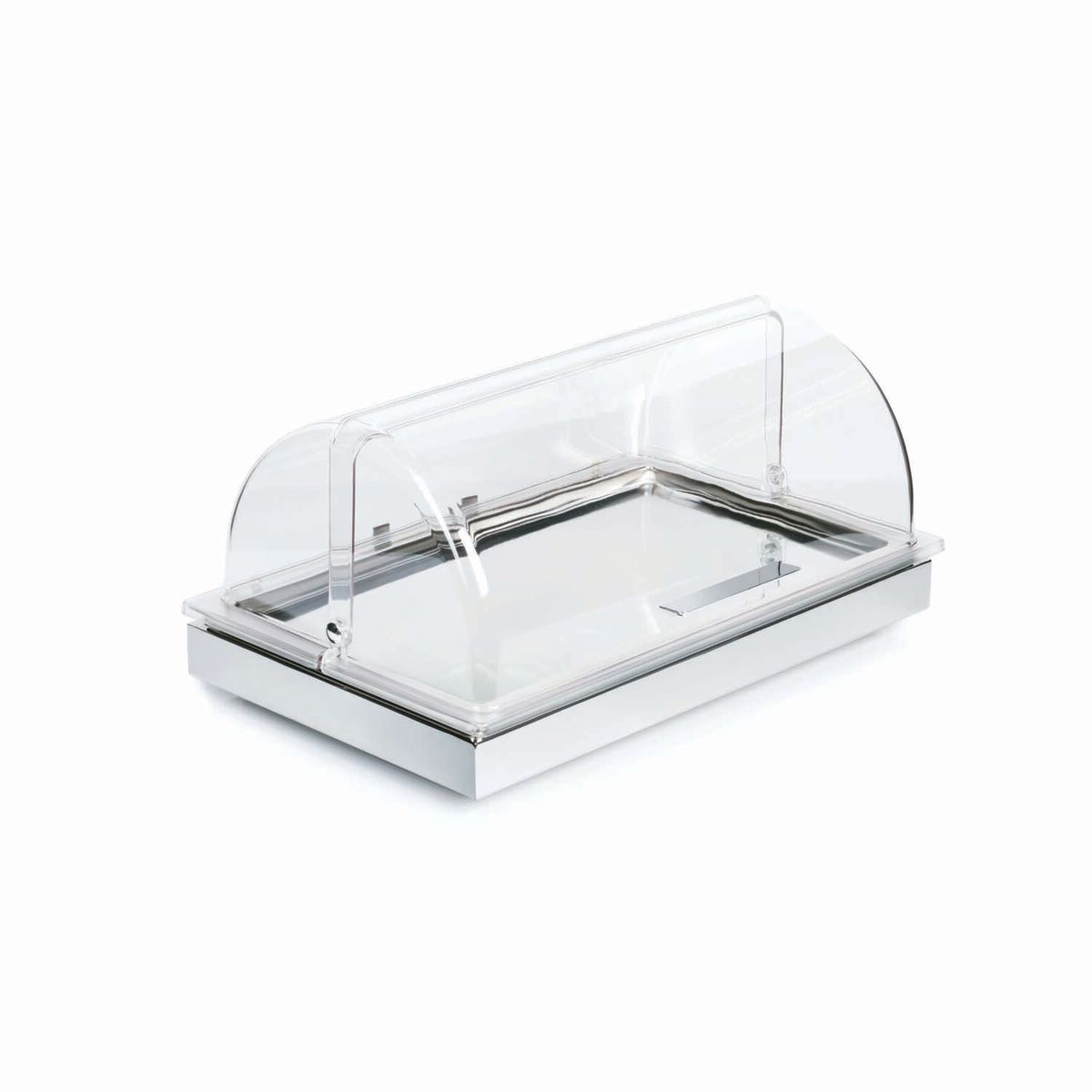 APS Kühltablett mit Haube FRAMES, inkl. Kühlakku GN 1/1, 53x32.5x27.5x32.5 cm (LxBxHxT); silber; rechteckig